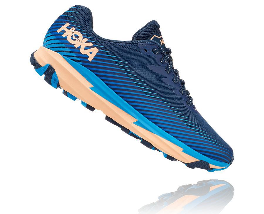 Hoka Australia One One Torrent 2 - Womens Trail Shoes Blue - WISQP-1832